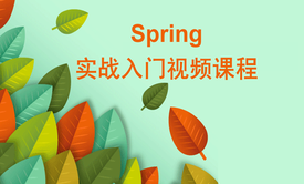 Spring实战入门视频课程