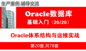 Oracle运维管理实战入门培训教程（15个Oracle运维管理生产案例）