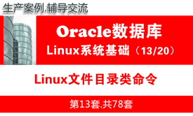 Linux文件目录类命令_Oracle数据库入门培训视频课程13