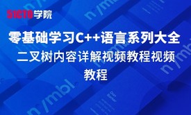 零基础学习C++语言系列大全之二叉树内容详解视频教程视频教程