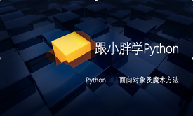 Python面向对象及魔术方法视频课程