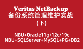 Veritas NetBackup备份系统管理维护实战（下）：NBU数据库备份恢复