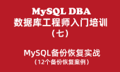 DBA MySQL数据库工程师入门培训教程专题