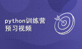 python训练营预习视频